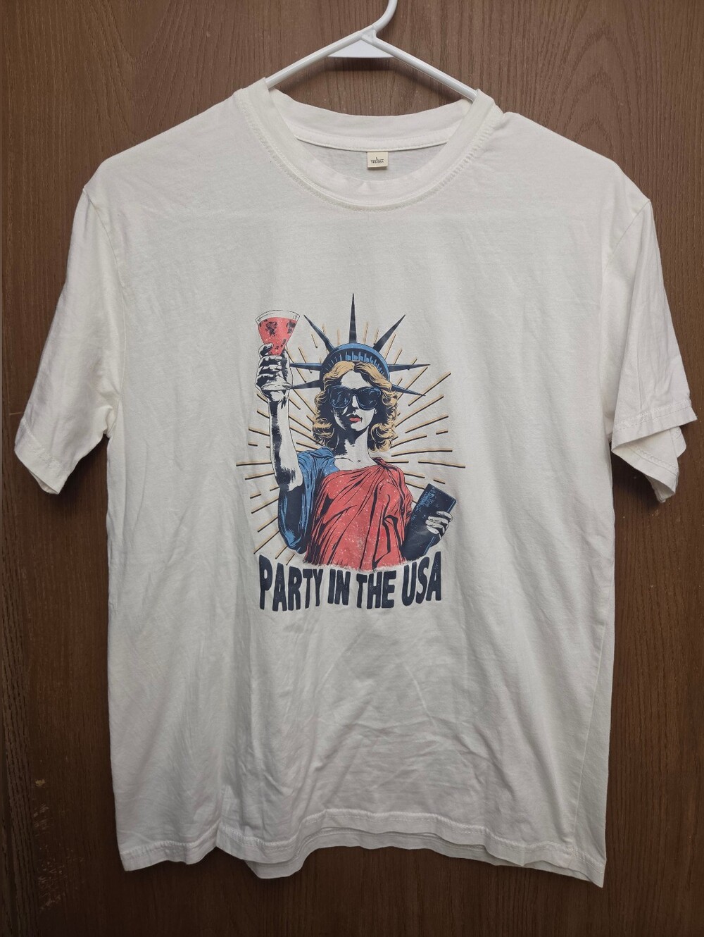 Party in the USA Graphic Tee - White